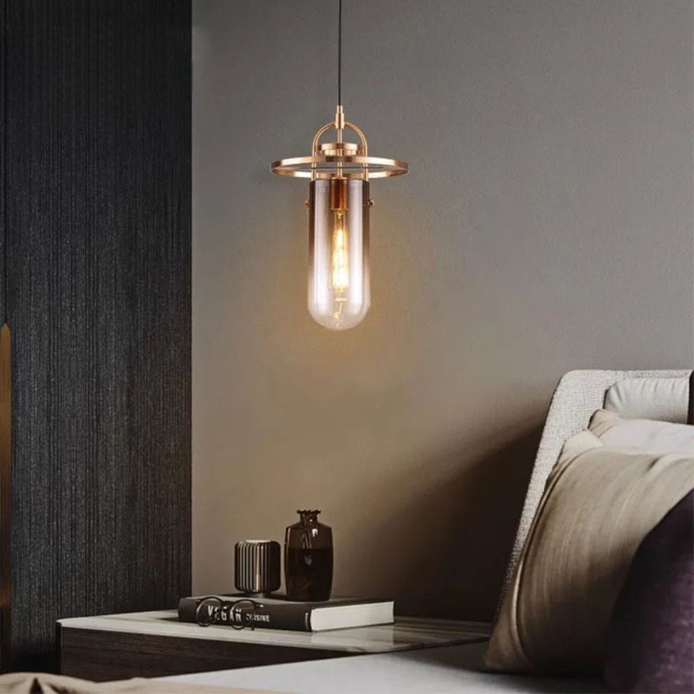 Suspension Design à LED avec Abat-Jour en Verre Créative - Lumiine