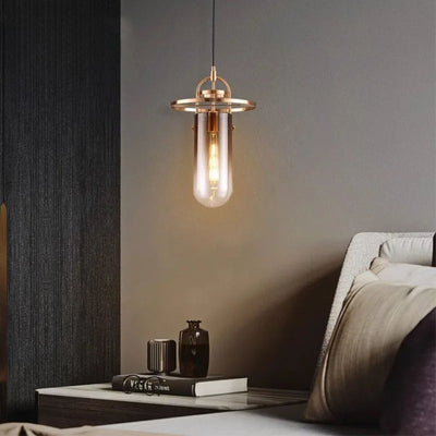 Suspension Design à LED avec Abat-Jour en Verre Créative - Lumiine