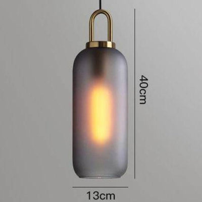 Suspension Design à Led avec Boule en Pierre de Verre Lofty - Lumiine