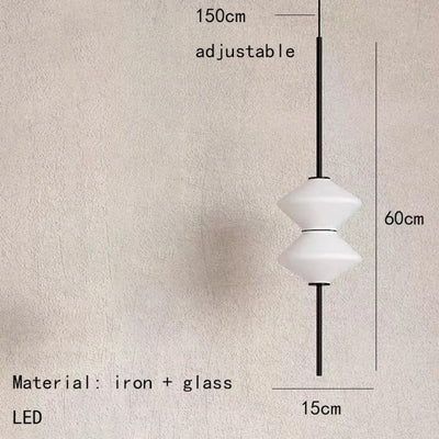 Suspension Design LED Demi-Sphère en Métal Blanc Style Phube - Lumiine