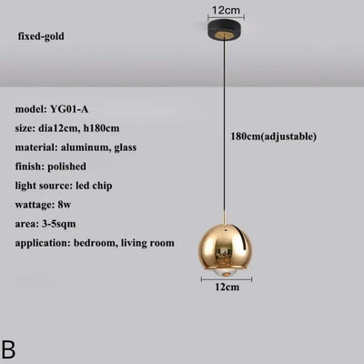 Suspension Design LED Boule Dirigeable Colorée Hanging - Lumiine
