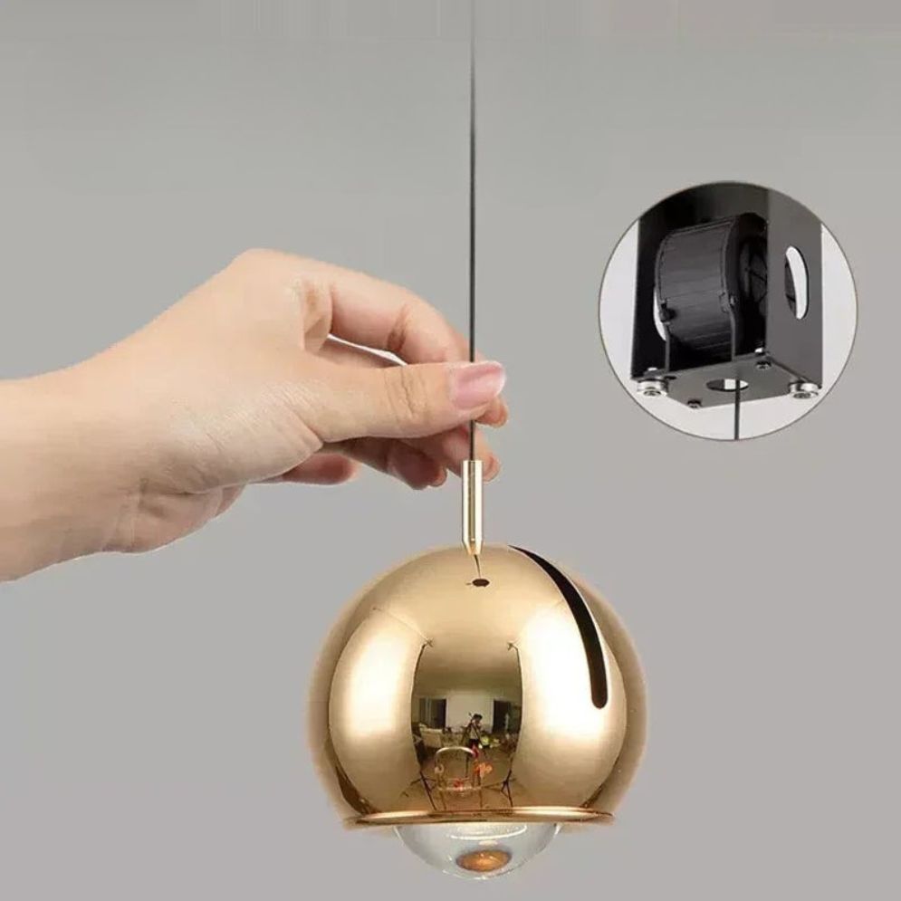 Suspension Design LED Boule Dirigeable Colorée Hanging - Lumiine