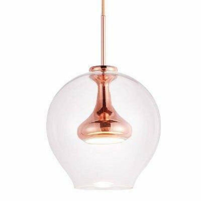 Suspension Design à Led en Métal Doré Boules en Verre Loft - Lumiine
