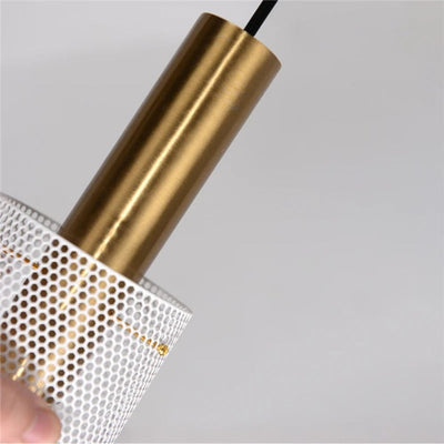 Suspension Design à Led Ronde à Trous - Lumiine
