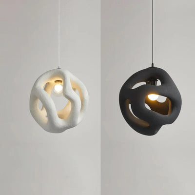 Suspension Design Cône en Résine Nordic - Lumiine