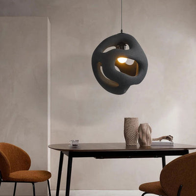 Suspension Design Cône en Résine Nordic - Lumiine