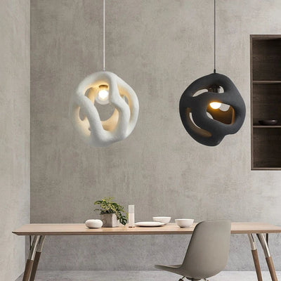 Suspension Design Cône en Résine Nordic - Lumiine