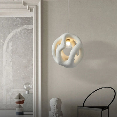 Suspension Design Cône en Résine Nordic - Lumiine