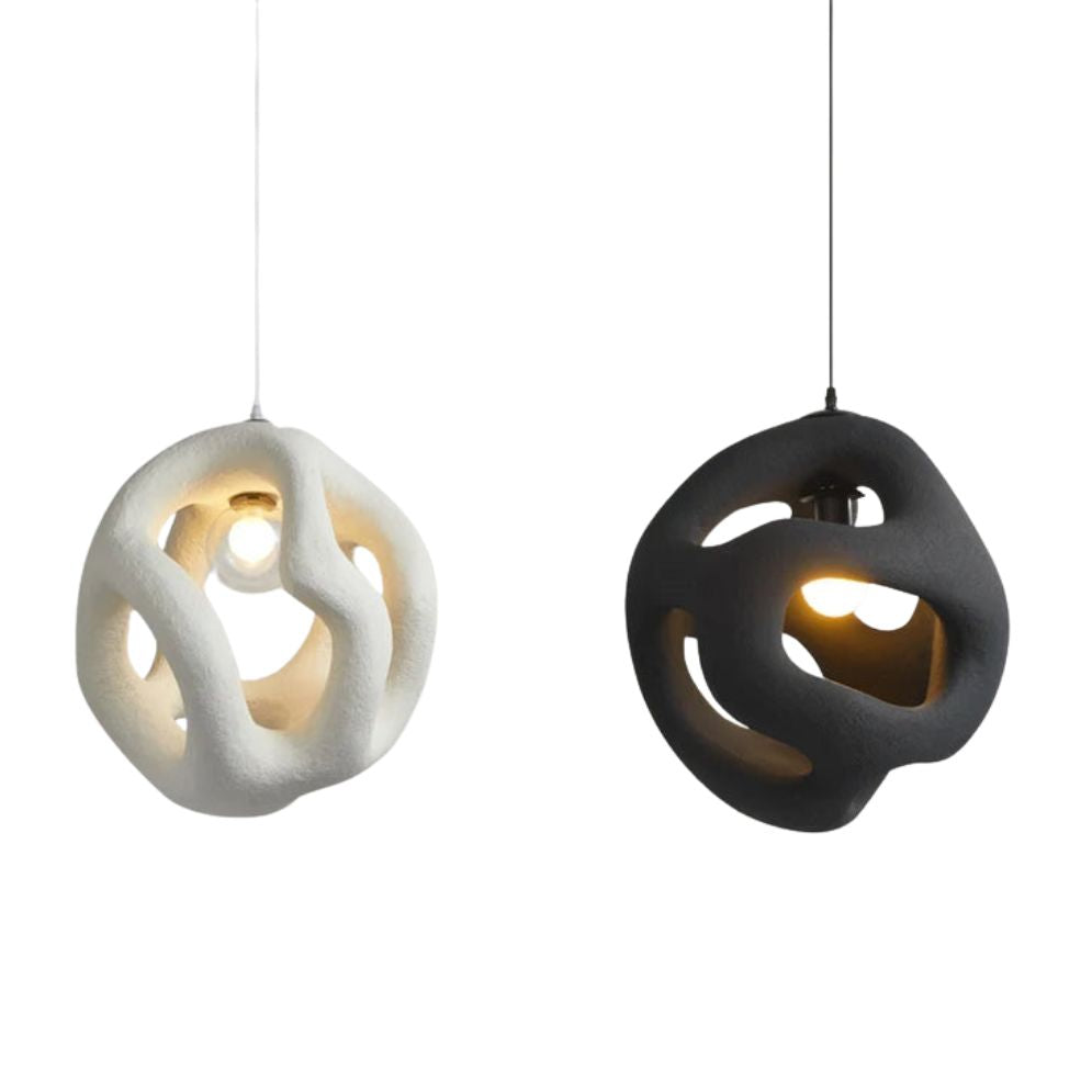 Suspension Design Cône en Résine Nordic - Lumiine