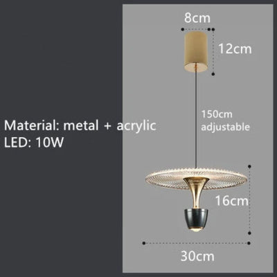 Suspension Design de Couleur en Acrylique Clizia - Lumiine