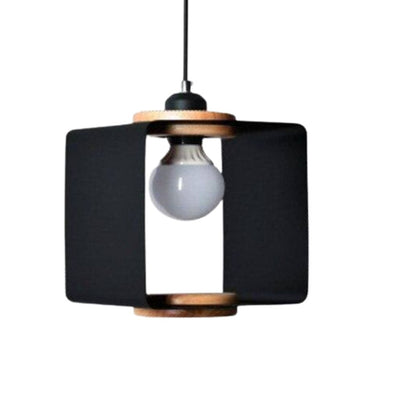 Suspension Design en Métal Cube Style Loft - Lumiine