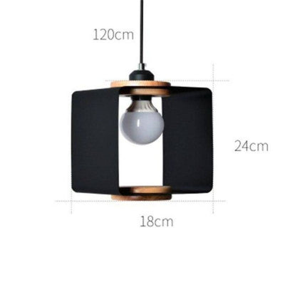 Suspension Design en Métal Cube Style Loft - Lumiine