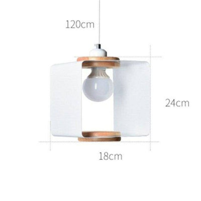 Suspension Design en Métal Cube Style Loft - Lumiine