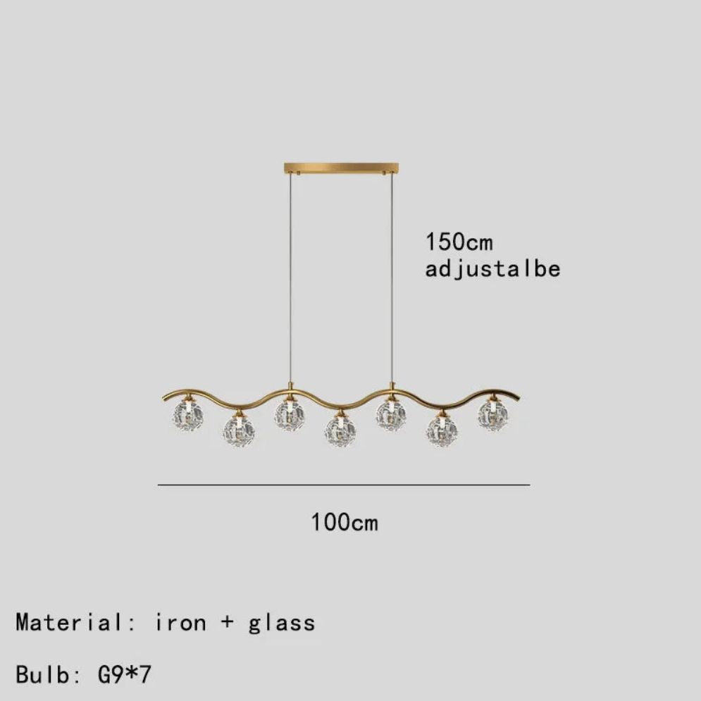 Suspension Design en Métal et Verre