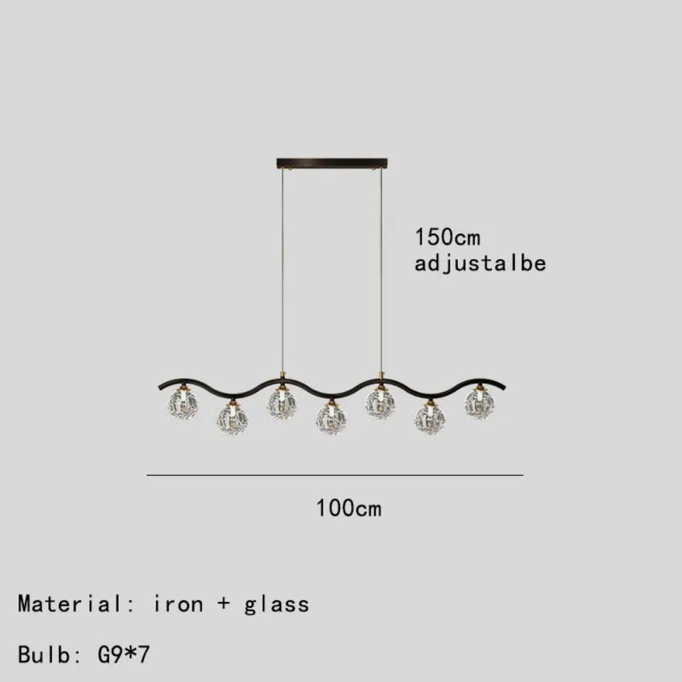 Suspension Design en Métal et Verre