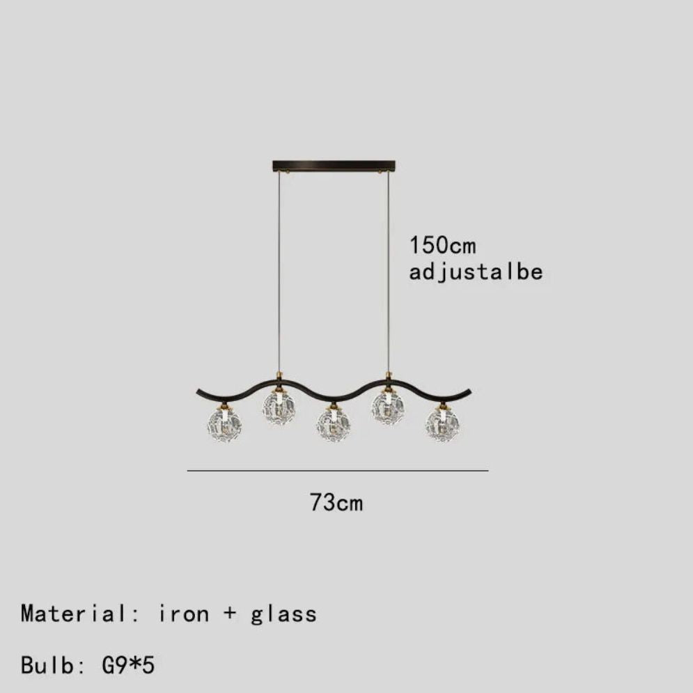 Suspension Design en Métal et Verre