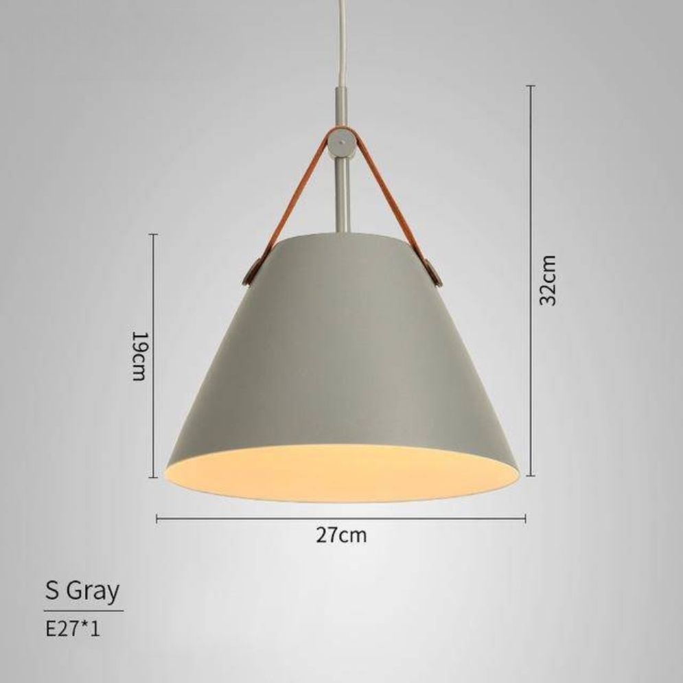 Suspension Design en Métal Style Loft et Tissu Lotus - Lumiine