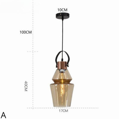 Suspension Design Industrielle Loft - Lumiine
