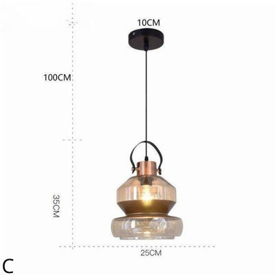 Suspension Design Industrielle Loft - Lumiine