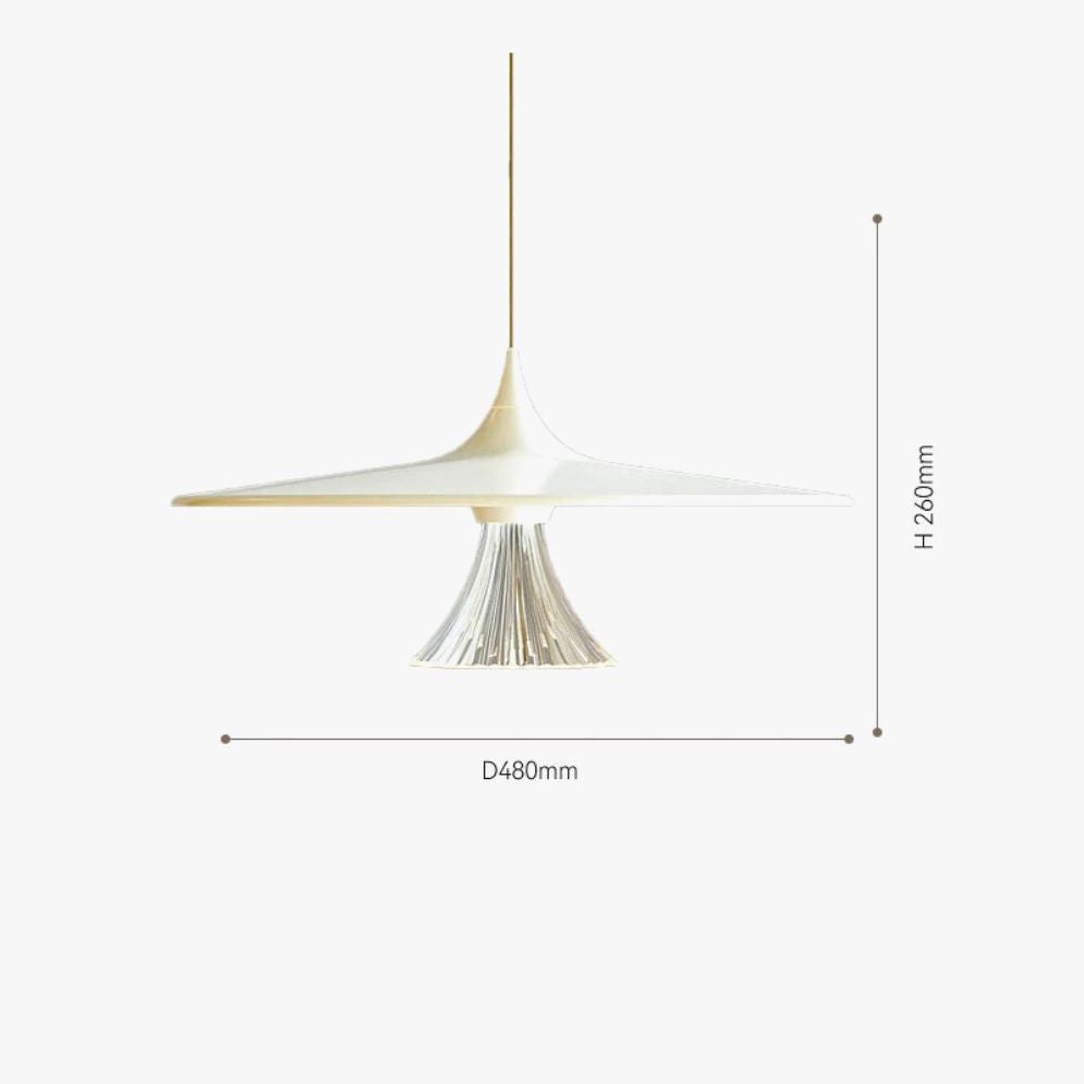 Suspension Design Italien Haut de Gamme pour Décoration Esthétique - Lumiine