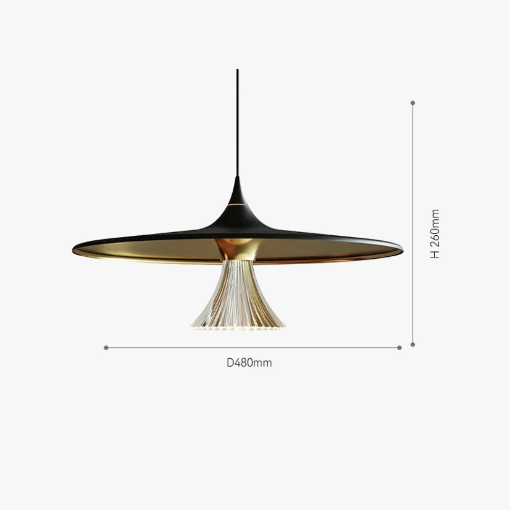 Suspension Design Italien Haut de Gamme pour Décoration Esthétique - Lumiine