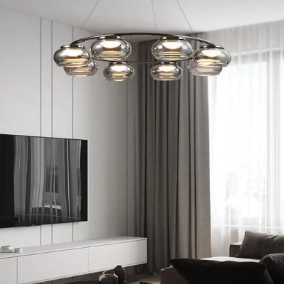 Suspension Design Led de Luxe en Verre