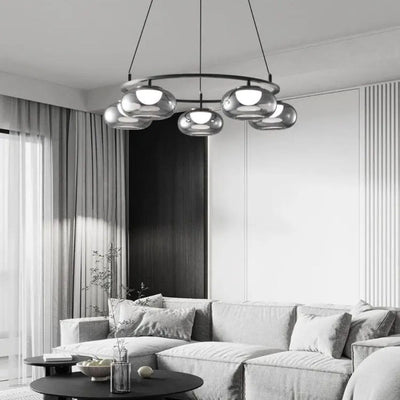 Suspension Design Led de Luxe en Verre