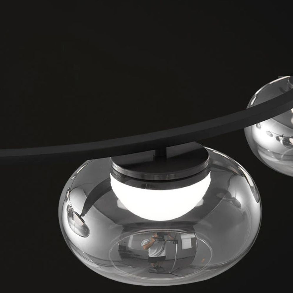 Suspension Design Led de Luxe en Verre