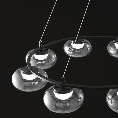 Suspension Design Led de Luxe en Verre