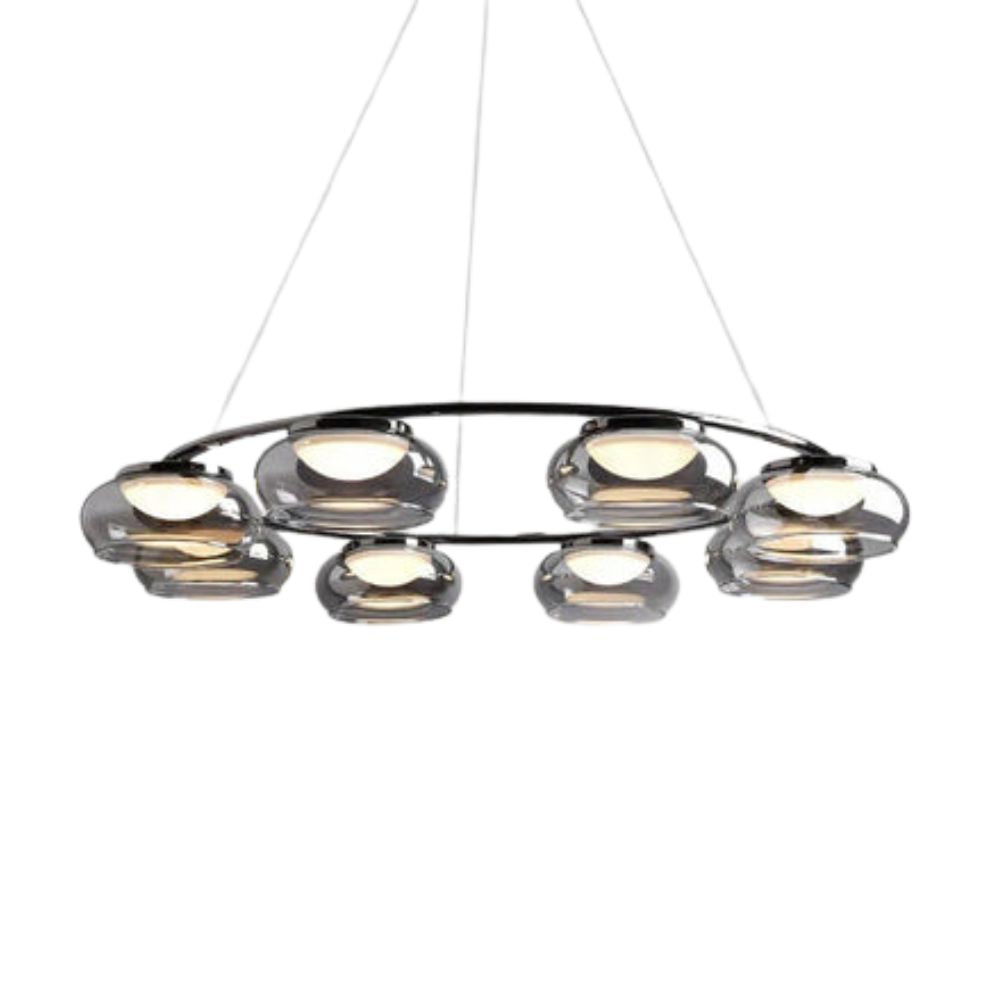 Suspension Design Led de Luxe en Verre