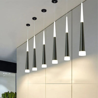 Suspension Design Led en Forme de Cône (Plusieurs Couleurs) | Lumiine