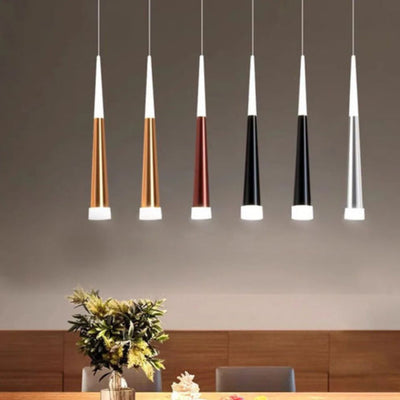 Suspension Design Led en Forme de Cône (Plusieurs Couleurs) | Lumiine