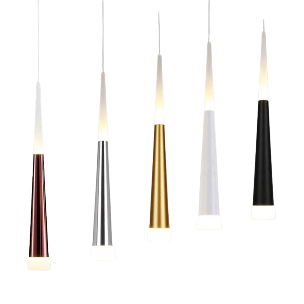 Suspension Design Led en Forme de Cône (Plusieurs Couleurs) | Lumiine