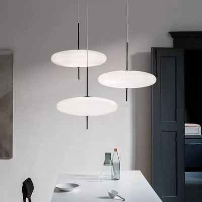 Suspension Design Led Minimaliste Géométrique Oryna - Lumiine