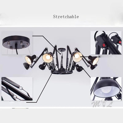 Suspension Design Moderne en Araignée Vintage