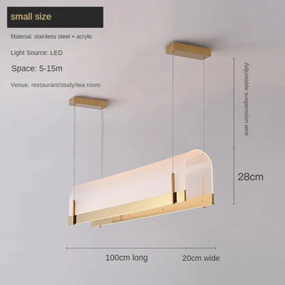 Suspension en Acrylique de Forme Arrondie - Lumiine