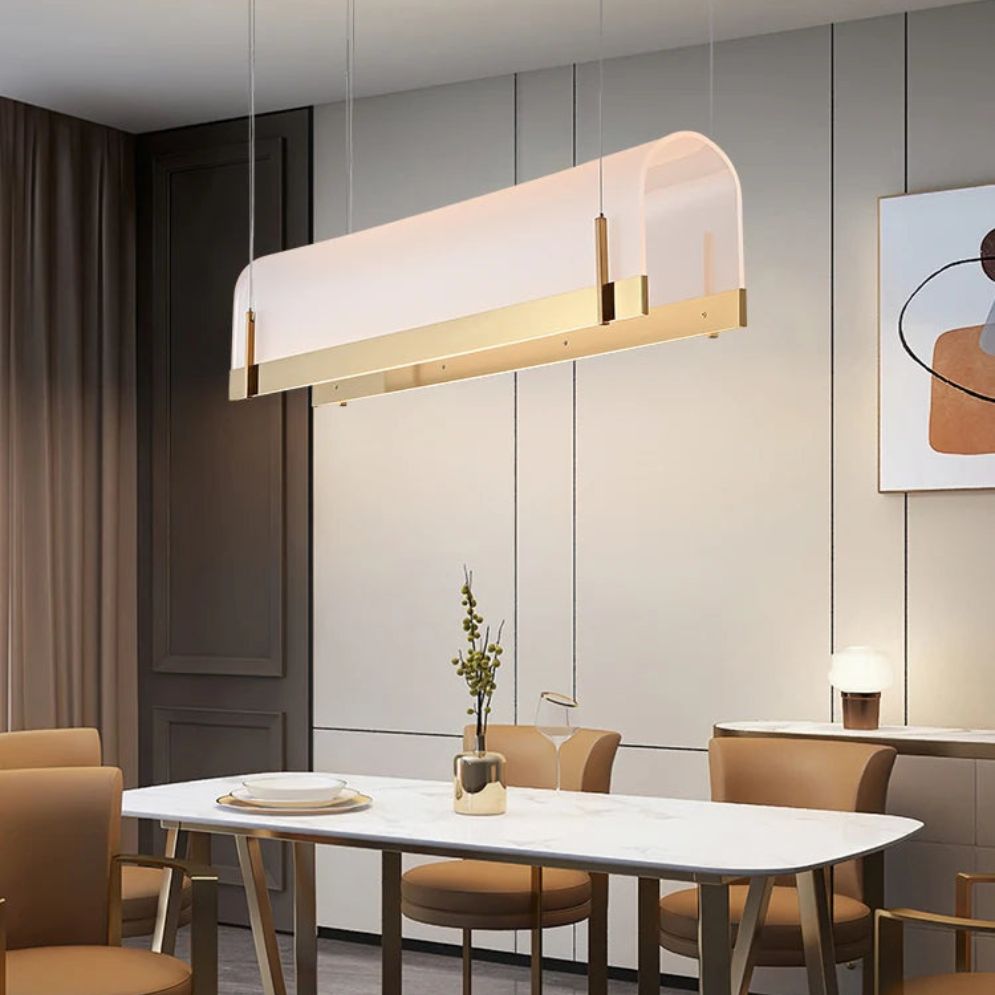 Suspension en Acrylique de Forme Arrondie - Lumiine