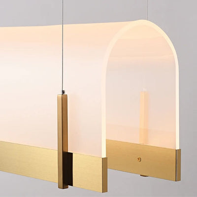 Suspension en Acrylique de Forme Arrondie - Lumiine
