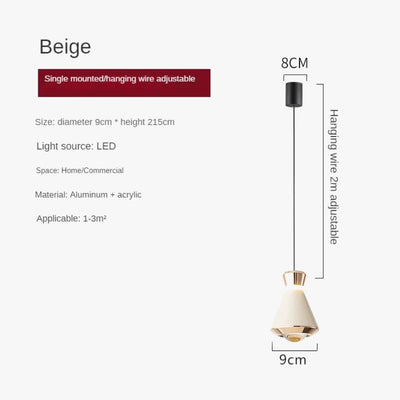 Suspension en Aluminium Moderne de Plusieurs Couleurs Loft
