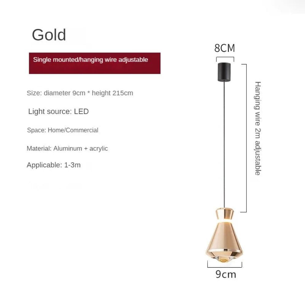 Suspension en Aluminium Moderne de Plusieurs Couleurs Loft