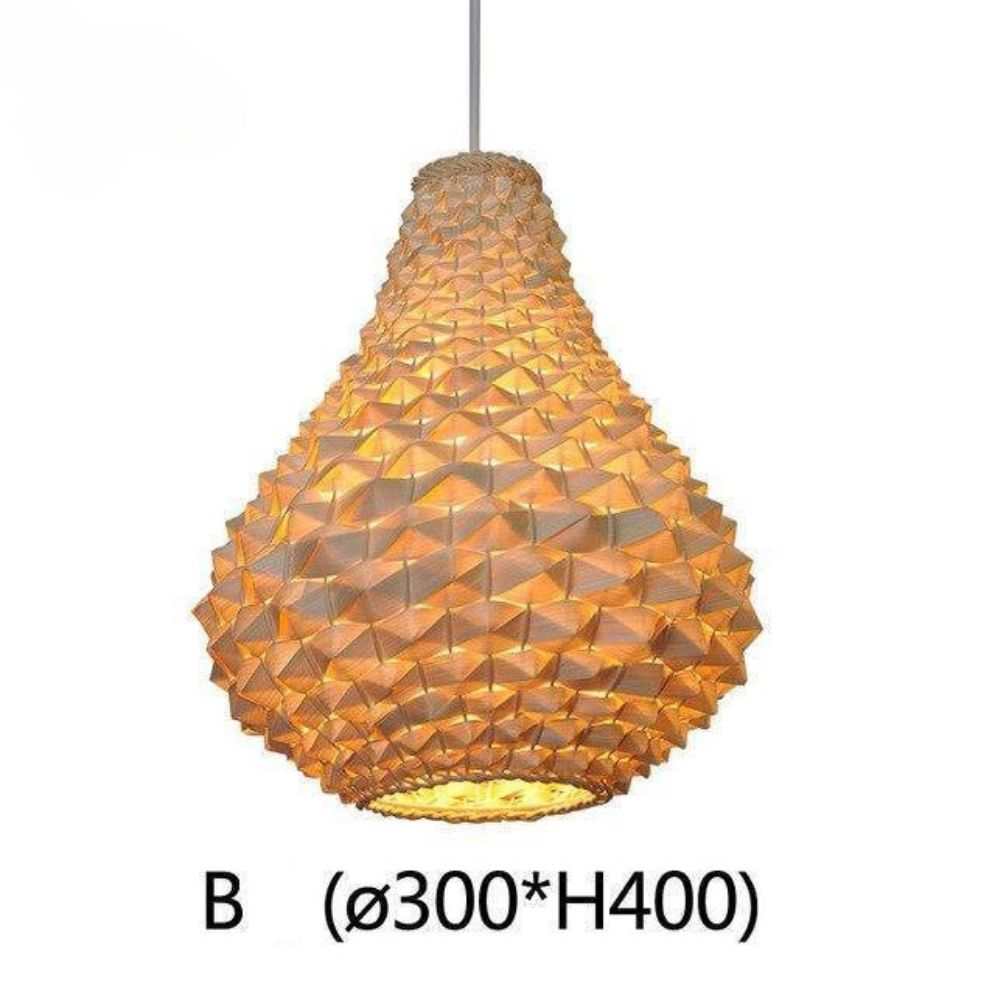 Suspension Bambou Créative pour Éclairage Intérieur Moderne - Lumiine