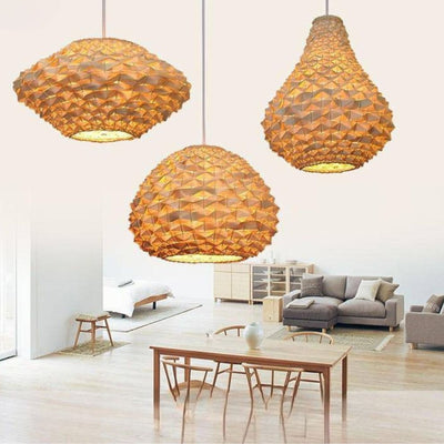 Suspension Bambou Créative pour Éclairage Intérieur Moderne - Lumiine
