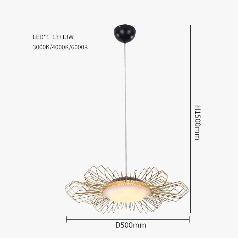 Suspension en Métal pour Salle à Manger Îlot de Cuisine - Lumiine