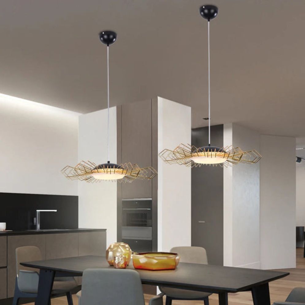 Suspension en Métal pour Salle à Manger Îlot de Cuisine - Lumiine
