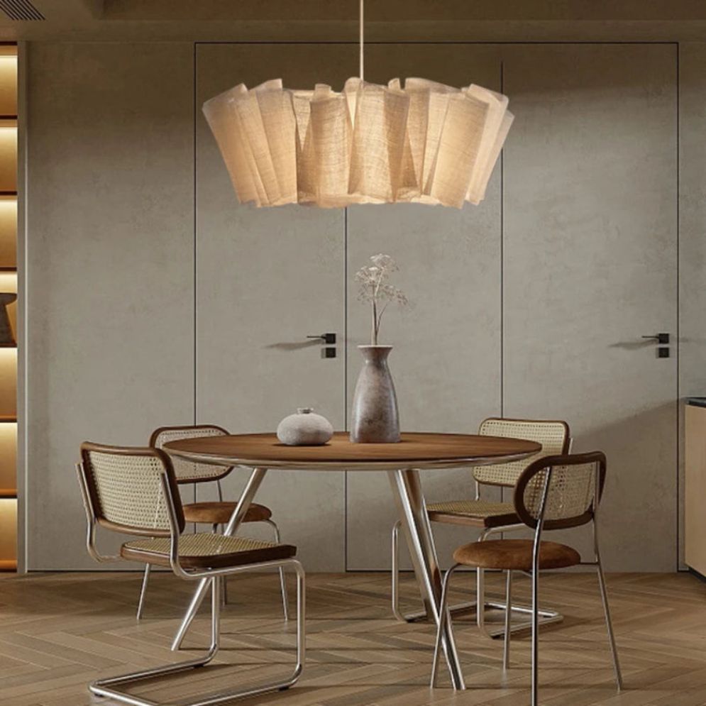 Suspension en Tissu Tricoté Style Nordique pour Intérieur Élégant - Lumiine