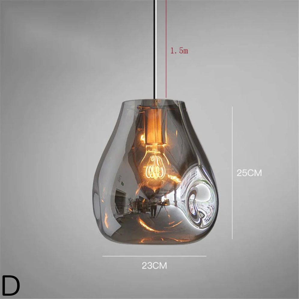 Suspension en Verre Design Moderne