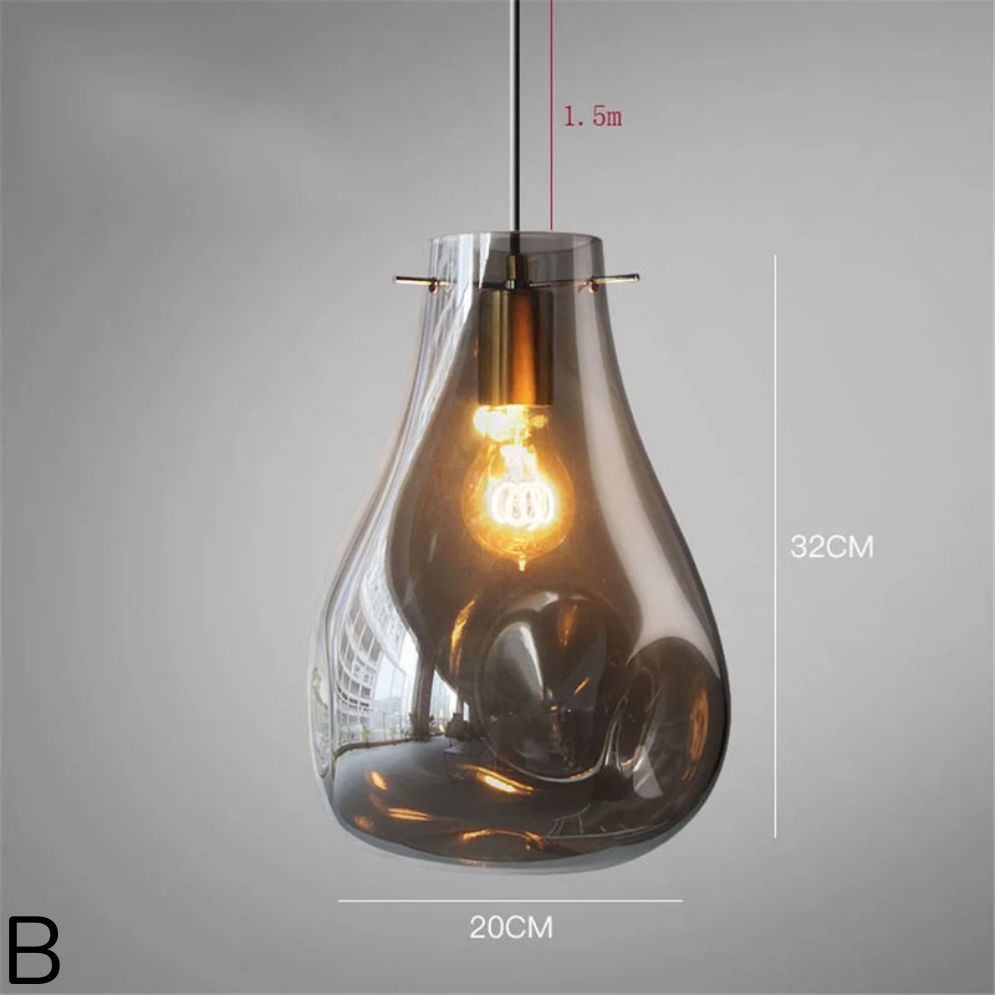 Suspension en Verre Design Moderne