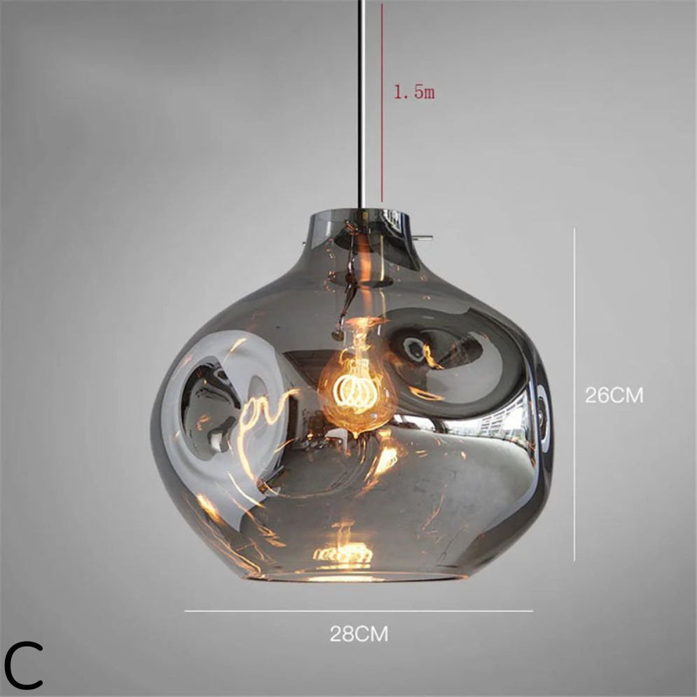 Suspension en Verre Design Moderne