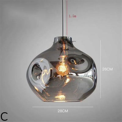 Suspension en Verre Design Moderne