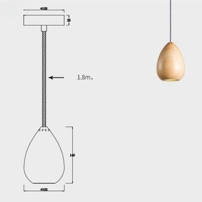 Suspension en Verre Led Nordique - Lumiine